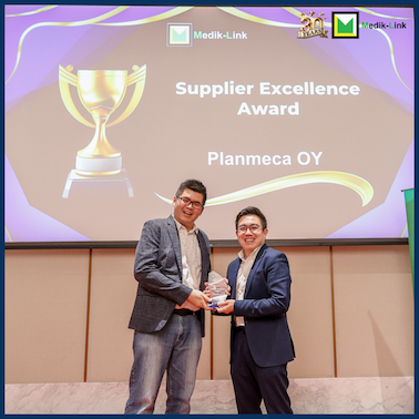 Medik-Link 30th Anniversary - Supplier Excellence Award - Planmeca