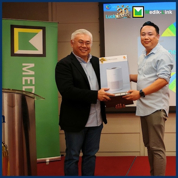 Medik-Link 30th Anniversary Dinner in Kuching — lucky draw winner 4