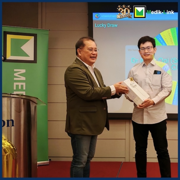 Medik-Link 30th Anniversary Dinner in Kuching — lucky draw winner 5